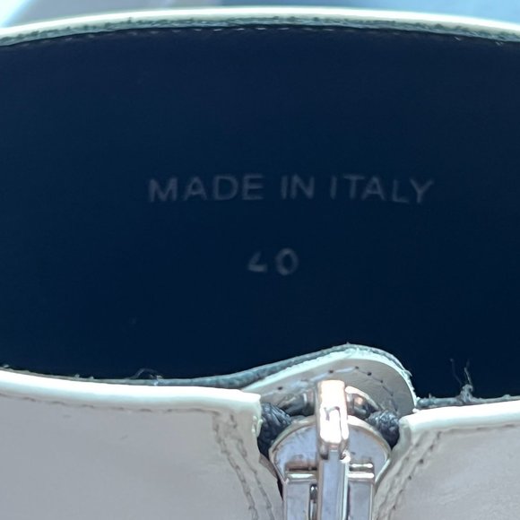 PETER DO White Metal Tip Combat Boots - Picture 5 of 6